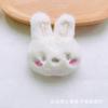 Broche de Cabeza de Conejo de Peluche de Dibujos Animados Muñeca Celebridad de Internet Conejito Peludo Accesorios para Bolsos Zapatos Calcetines Ropa de Dibujos Animados Japoneses y Coreanos