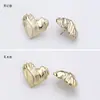 Nuevos Pendientes de Plástico ABS en Forma de Corazón Estilo Europeo y Americano, Pendientes Retro Simples con Diseño Exquisito y Compacto, Accesorios para Orejas de Lujo Ligero