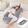 Almohada de Embarazo Amazon Protector de Cintura Almohada Inclinada para Dormir de Lado Almohada para Dormir de Embarazo en Forma de J Removible y Lavable Almohada de Embarazo Transfronteriza