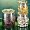 Latas Selladas a Prueba de Humedad para Granos y Nueces de Venta Caliente, Latas para Almacenamiento de Té y Fruta Deshidratada, Latas para Té Aromático y Cáscara de Mandarina, Botellas Selladas para Materiales Medicinales
