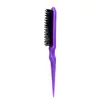 Amazon Explosiones Coleta para el Cabello Peine para el Cabello Salón de Belleza Dientes de Tres Filas Nylon Cabello Rizado de Mujer Cepillo para Peinar el Cabello