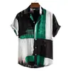 Camisa de manga corta, nuevo estilo de verano, ligera, corte holgado, camisa casual versátil
