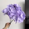 Flores de hortênsia artificiais de 5 cabeças para arranjos de fundo de casamento, vitrines e paisagismo decorativo