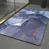 Alfombrilla de Piso de Barro Diatomeo Suave Mármol, Alfombrilla Absorbente, Alfombrilla Antideslizante para Baño, Alfombrilla para Piso de Baño, Alfombra de Baño de Secado Rápido