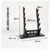 Estante Horizontal para Armas de Madera Maciza, Estante de Exhibición para Cuchillos de Sushi, Cuchillos de Cocina, Soporte de Almacenamiento para Cuchillos de Armas, Soporte para Espadas, Estante para Equipos de Artes Marciales