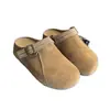 Sandalias cerradas tipo Birkenstock de suela gruesa para aumentar la altura para mujer, nueva colección de otoño 2026, pantuflas de moda retro estilo Birkenstock