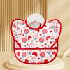 Babador de Alimentação para Bebê Impermeável e Anti-Sujeira Fino Smock Avental Suplemento Alimentar Infantil Masculino e Feminino Sem Mangas Bolso para Arroz Roupa Protetora