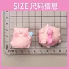 Cerditos Apilados de Color Sólido, Accesorios de Escritorio DIY, Adornos para Coche, Llaveros, Figuras de Resina, Lindos y Divertidos