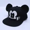 E629 Boné de Baseball Coreano Infantil Primavera & Outono Novo Desenho Animado Fofo Aba Reta Chapéu Hip-Hop Chapéu para Apresentação no Jardim de Infância