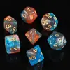 Set de Dados Multilado Starlight New para Juegos de Rol de Mesa, Set de 7 Dados, Accesorios Creativos al por Mayor