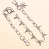 Nueva Cadena para Pantalones de Amazon, Elegante Cadena para Pantalones de una Sola Capa con Remaches de Estrella, Cadena Colgante Personalizada de Hip-Hop para Jeans