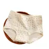 Calzones de algodón antibacterianos para niñas con estampado floral fresco, entrepierna extendida, hipoalergénicos, cómodos, cobertura total, no se suben, tipo triángulo