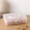 Venta al por mayor de fabricantes caja de huevos de 20 compartimentos multicapa para cocina caja para mantener la frescura en el refrigerador caja de almacenamiento portátil para picnic caja de huevos de plástico