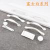 Aleación de Aluminio Aleación de Zinc Tiradores para Muebles Tiradores Blanco Fuji Tiradores Negro Romano Tiradores para Gabinete Armario Zapatero Cajón