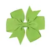 Pinzas para el pelo de cinta de satén acanalada, bestsellers europeos y americanos de Amazon transfronterizos, pinzas para el pelo de lazo de color liso, accesorios para el pelo para niños al por mayor