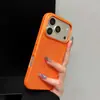 Capa Magnética de Couro Sintético Simples de Alta Qualidade para iPhone 17 Pro Max Apple 16 Capa de Celular 15 Feminina Anti-queda