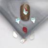 Wengenie mismo estilo Aurora Hielo transparente plano forma especial joya para uñas de diamante Red de diamantes popular punta del dedo Diamante mezclado venta al por mayor