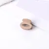 Pinza para el pelo pequeña trenzada de 2.5 cm, color café con leche, nueva, ovalada, para mechones rotos, flequillo, accesorios para la cabeza para niños, suministro transfronterizo