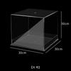Caja de flores transparente de acrílico, caja de regalo cuadrada para flores, caja de regalo para ramo, caja de exhibición, regalo de flor eterna, caja vacía