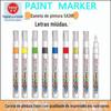TOYO TOYO Caneta de Pintura SA201 Caneta Marcadora Branca Marcador Sem Cor à Prova d'Água Marcador de Tinta 2mm Caneta Marcadora Removedora de Tinta