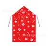 Capa con Capucha de Fabricación Personalizada Transfronteriza Nuevo Producto con Estampado de Patrón de Reno Navideño, Muñeco de Nieve y Papá Noel