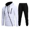 Nuevo Suéter para Hombre para Exterior Deportivo Casual con Cremallera Set