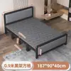 Cama dobrável, cama de casal, cama de solteiro para uso doméstico, cama de cochilo, cama de painel, cama simples para adulto, cama de ferro, cama de cochilo para casa de aluguel