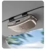 Estuche para Gafas Montado en Coche, Clip para Gafas de Coche, Parasol, Estuche Universal Multifuncional para Gafas de Sol, Instalación sin Daños