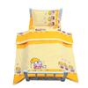 Venta al por mayor de fundas de edredón de algodón con dibujos animados para jardín de infantes, juego de tres piezas, ropa de cama de algodón para niños, juego de tres piezas, juego de seis piezas
