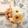 Flores artificiais e plantas verdes Caroline atacado para decorações de casamento e artesanato, fabricante estilo INS de flores artificiais