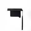 Venda Direta de Fábrica de Chapéus de Doutor de Casca Dura de Alta Qualidade, Chapéus de Bacharel, Chapéus com Emblema de Escola de Formatura, Chapéus de Formatura para Adultos, Chapéus Comemorativos de Temporada de Formatura Transfronteiriços