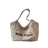 Bolso de axila de leopardo transfronterizo de moda de gran capacidad, nuevo bolso de hombro versátil y elegante de otoño 2026, bolso tote moderno