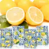 Lb292 Porcelana Azul e Branca de Exportação Estilo Chinês Fruta Limão Flor Festa Doce Presente Sacola de Papel Kraft Adesivo