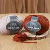 Hilo de lana merino 100% lana pura hilo de peso medio hilo para suéter tejido a mano hilo para gorro tejido a mano aguja de tejer hilo para abrigo