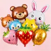 Flores de Animales Mini, Arreglos de Globos de Dinosaurios y Animales Marinos, Globos de Dibujos Animados al por Mayor, Puesto de Mercado Nocturno al por Mayor