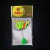 5 1 flotador cilíndrico aerodinámico de siete estrellas, pesca tradicional, deriva fluorescente, llamativo, accesorios de pesca de frijoles