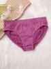Aiyi Calcinhas Sem Costura Confortáveis de Cintura Baixa Tamanho Plus Size para Mulheres Sexy Sem Marcas Jacquard Borboleta Roupa Íntima Tamanho Plus Size