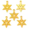 Accesorios para joyería DIY Colgante de copo de nieve de aleación Colgante pequeño de aleación retro L503