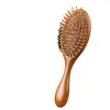 Nuevo Peine de Cojín de Aire de Sándalo Masajeador del Cuero Cabelludo Meridiano Peine de Bolsa de Aire para Cabello Largo de Mujer Peine de Masaje Portátil Peine de Madera