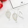 1 pieza de corona de diamantes, nota, estrella de mar, llave, hoja, pulsera, colgante, collar, accesorios, bricolaje, joyería coreana, conexión