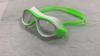 Gafas de Natación para Niños, Impermeables y Antivaho con Marco Dividido, Diadema de Tela Elástica, Cruz de Silicona, Gafas de Natación Unisex