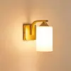 Luminária de Parede Simples de Tecido Nórdico Estilo Americano Modelo Quarto Hotel Quarto de Hóspedes Cabeceira Quarto Leitura Corredor Luminária de Parede