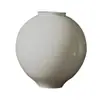 Vaso Criativo Retrô de Cerâmica Artesanal Jingdezhen Ornamentos de Cerâmica Branca Arranjo de Flores Zen Decorações de Pousada Frete Grátis