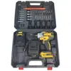 Chave de Impacto Elétrica Sem Escovas, Chave de Impacto de Íon-Lítio, Chave Recarregável de Alto Torque, Andaime, Marcenaria, Soquete para Reparo Automotivo, Pistola de Ar