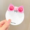 Horquilla para el pelo con forma de gatito para bebé, horquilla de dibujos animados para niños, pinza para el pelo rota frontal, pinza Liuhai, tocado, horquilla para niña, pinza pequeña