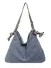 Bolsos de mezclilla al por mayor para exportación, nuevos diseños elegantes para mujer, gran capacidad, adecuados para el trabajo, se pueden llevar debajo del brazo o como bolso de hombro