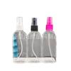 Frasco de spray plano 80 100ml frasco de spray de água de vaso sanitário pet transparente frasco de spray de mosquito sub-embalado frasco de plástico em estoque
