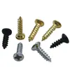 Fijaciones para Hardware Ganchos para Marcos de Fotos Tornillos de Cabeza Plana Dorados Plateados Negros Tornillos Autorroscantes 2.5*8 100 piezas