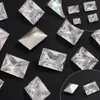 Zircón Irregular Geométrico AAA Chapado Zircón de Espalda Puntiaguda Diamante Multifacético Deslumbrante Arte de Uñas DIY Cristal Sintético Zircón