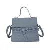 Bolso de Mano de Lona de Mezclilla Coreano para Mujer 2026 Nuevo de Moda Simple Pequeño Cuadrado Versátil Bolso Cruzado de Gama Alta